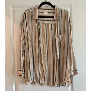 American Eagle oversized fit button down